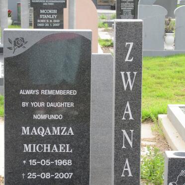 ZWANA Maqamza Michael 1968-2007