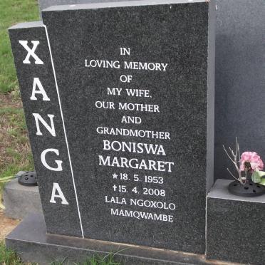 XANGA Boniswa Margaret 1953-2008