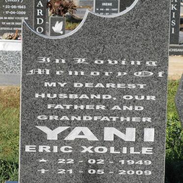 YANI Eric Xolile 1949-2009