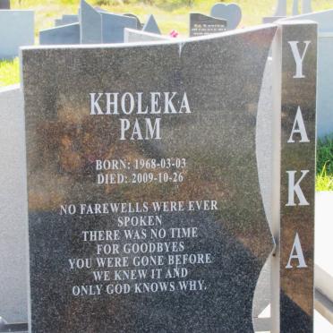 YAKA Kholeka Pam 1968-2009