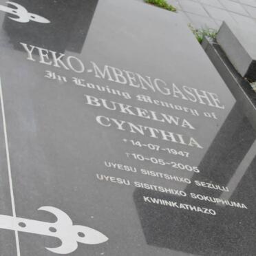 YEKO-MBENGASHE Bukelwa Cynthia 1947-2005