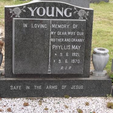 YOUNG Phyllis May 1921-1970 :: YOUNG John William 1942-1993