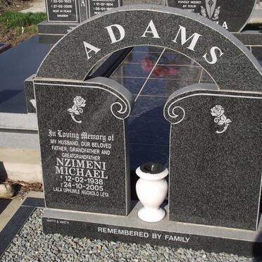 ADAMS Nzimeni Michael 1938-2005