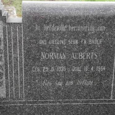 ALBERTS Norman 1935-1954