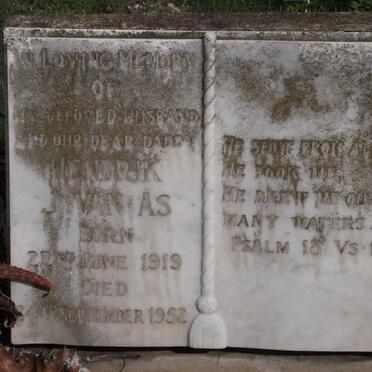 AS Hendrik J., van 1919-1952