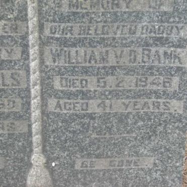 BANK William, v.d. -1946 &amp; Hester SAMUELS -?