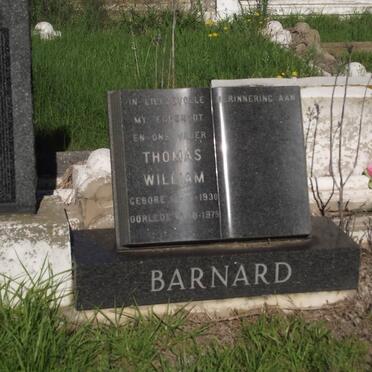 BARNARD Thomas William 1930-1978
