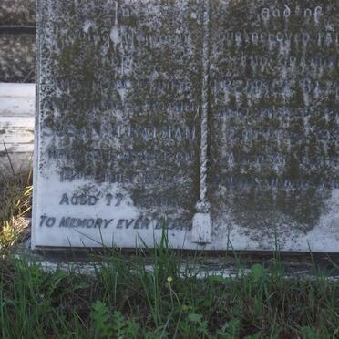 BATHAM Susan M. -1942 &amp; Frederick -1951