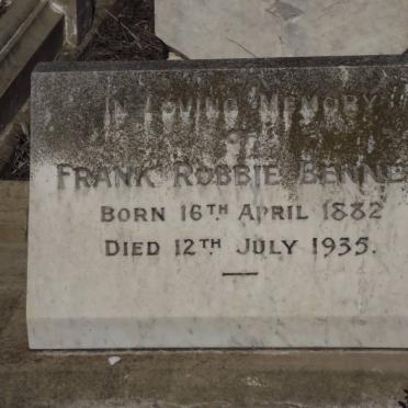 BENNET Frank Robbie 1882-1935
