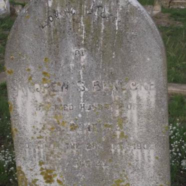 BENECKE Andrew Stephanus 1878-1902