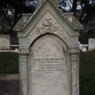 BENNETTE Alice Ethel nee TEMPLER -1904