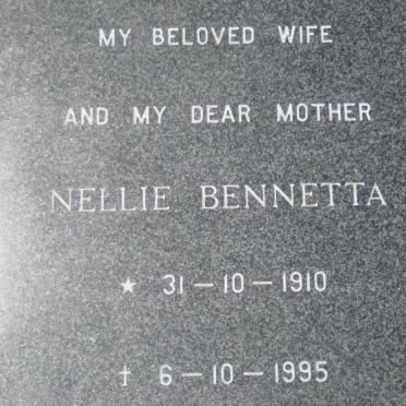 BENNETTA Nellie 1910-1995