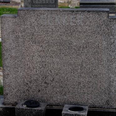 BEKKER Johannes Stephanus 1892-1955 &amp; Dorothia D. 1898-1989