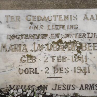 BEER Maria Jacoba, de 1941-1941