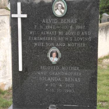 BENAS Arvid 1947-1987 :: BENAS Iolanda 1927-1990