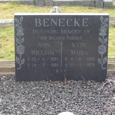 BENECKE John William 1897-1960 &amp; Katie Maria 1908-1978