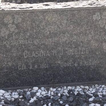 BEETGE Clasina H.J. 1901-1958