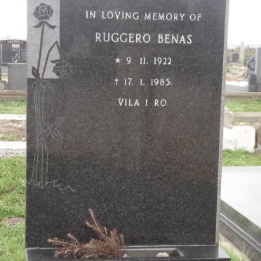 BENAS Ruggero 1922-1985