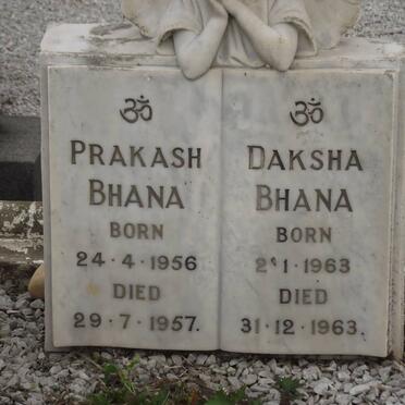 BHANA Prakash 1956-1957 :: BHANA Daksha 1963-1963