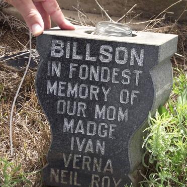 BILLSON Madge
