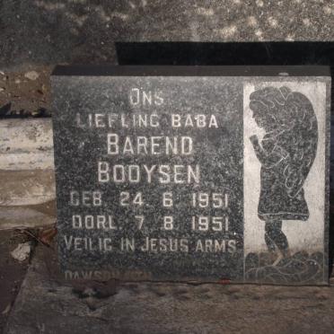 BOOYSEN Barend 1951-1951