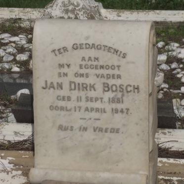 BOSCH Jan Dirk 1881-1947