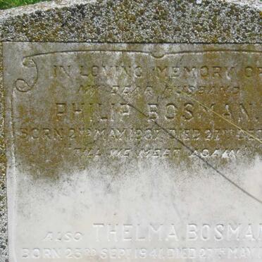 BOSMAN Philip 1907-1947