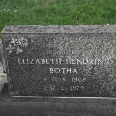 BOTHA Elizabeth Hendriena 1908-1979