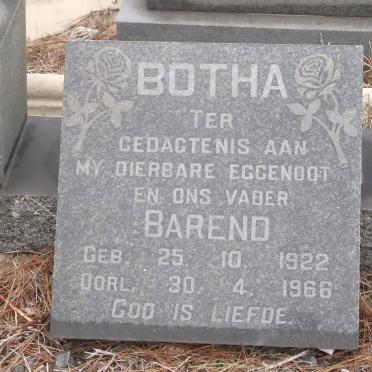 BOTHA Barend 1922-1966