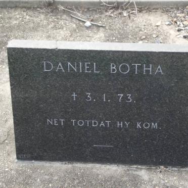 BOTHA Daniel -1973
