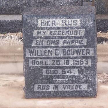 BOUWER Willem C. -1963