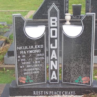 BOJANA Nkululeko Raymond 1950-2005