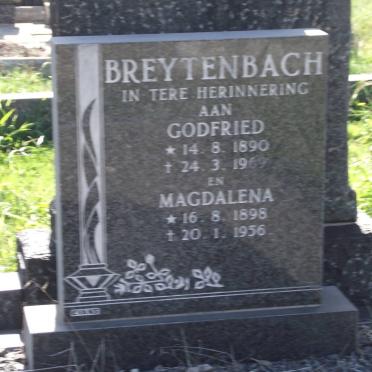 BREYTENBACH Godfried 1890-1969 &amp; Magdalena 1898-1956