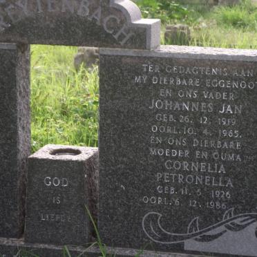 BREYTENBACH Johannes Jan 1919-1965 &amp; Cornelia Petronella 1926-1986