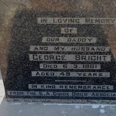 BRIGHT George -1961