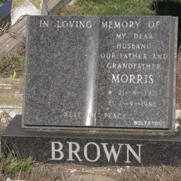 BROWN Morris 1921-1985