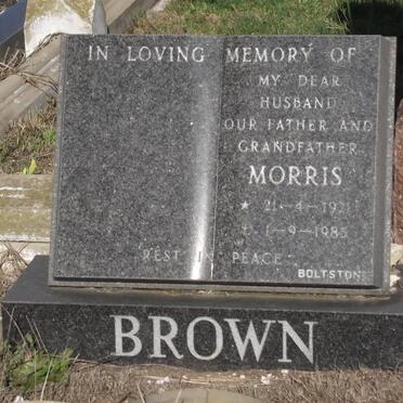 BROWN Morris 1921-1985