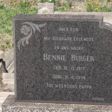 BURGER Bennie 1917-1955