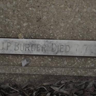 BURGER J.P. -1960