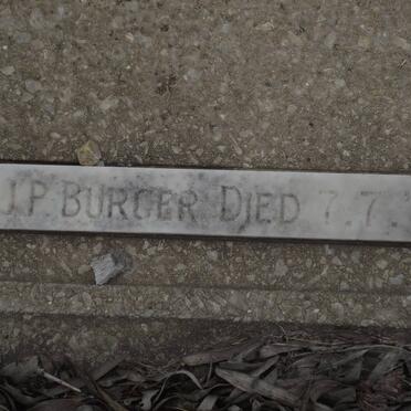 BURGER J.P. -1960