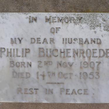 BUCHENROEDE Philip 1907-1953