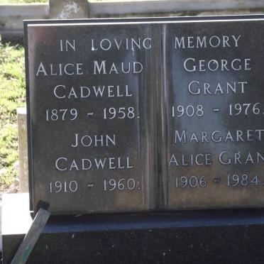 CADWELL :: GRANT