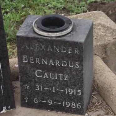 CALITZ Alexander Bernardus 1915-1986