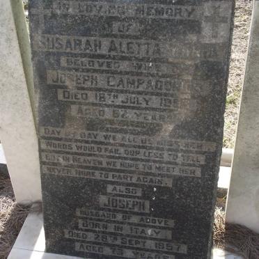 CAMPADON Susarah -1953 &amp; Joseph -1957