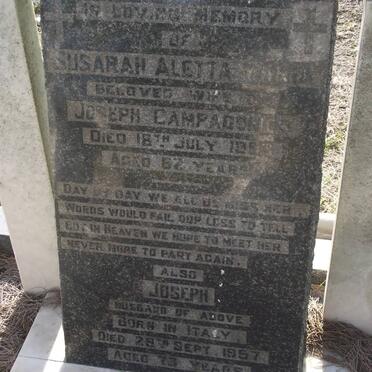 CAMPADON Susarah -1953 &amp; Joseph -1957
