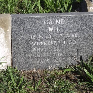 CAINE Wil 1928-1986