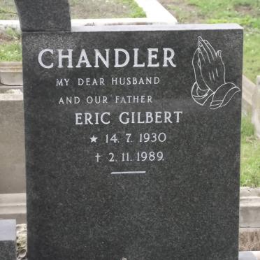 CHANDLER Eric Gilbert 1930-1989