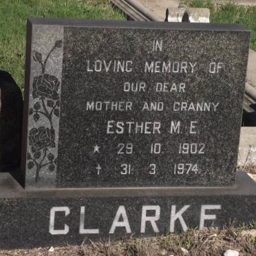 CLARKE Esther M.E. 1902-1974