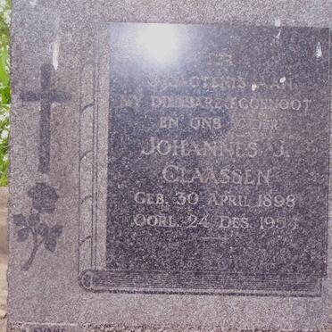 CLAASSEN Johannes J. 1898-1954