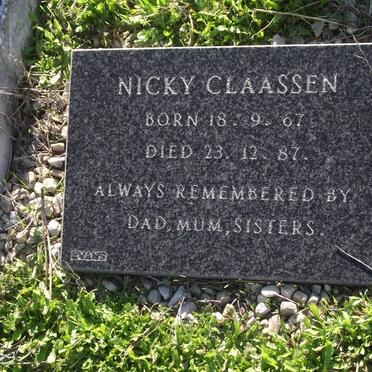 CLAASSEN Nicky 1967-1987